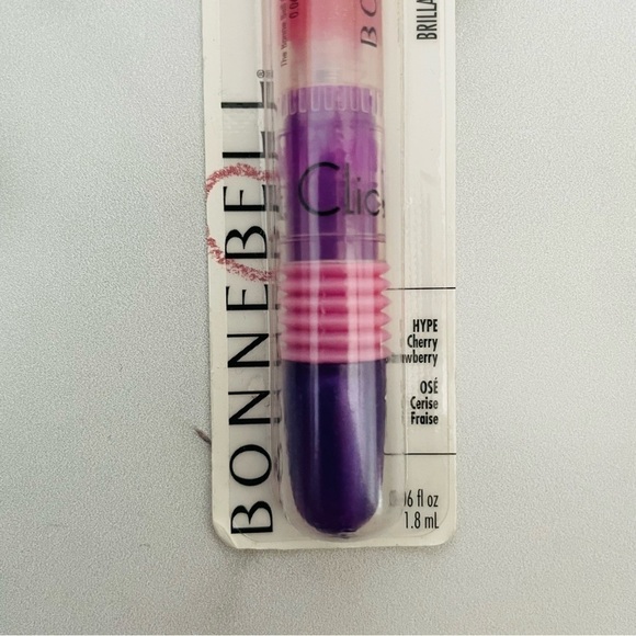 Bonne Bell Y2K Hype Cherry Strawberry Clic-It Clear Shine Lip Gloss- NIB - Picture 3 of 6